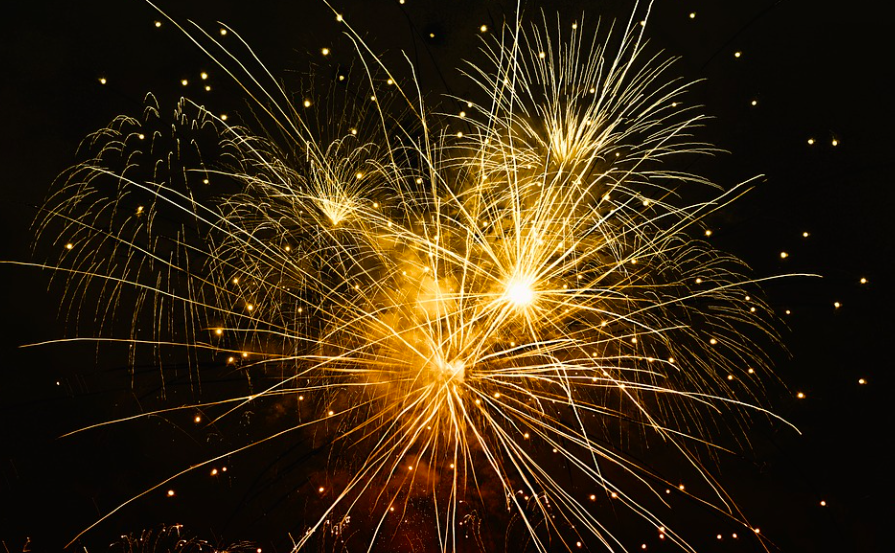 la patrona de pollença fuegos artificiales