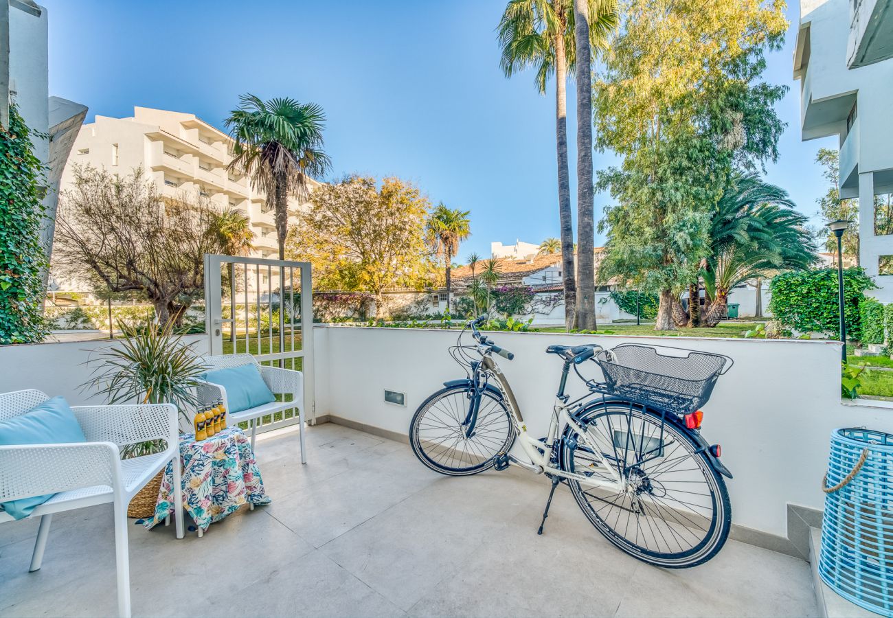 Ferienwohnung am Strand von Puerto de Alcudia.