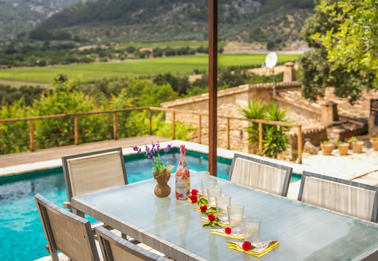 Ferienhaus in Campanet - Finca Es Pont mit Schwimmbad im Mallorca