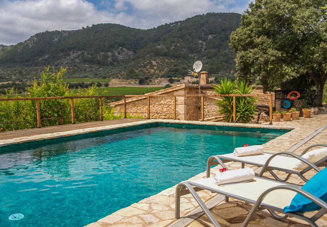 Ferienhaus in Campanet - Finca Es Pont mit Schwimmbad im Mallorca