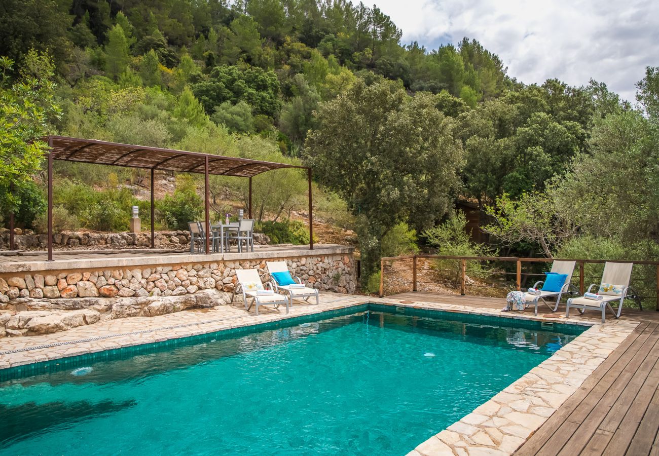 Ferienhaus in Campanet - Finca Es Pont mit Schwimmbad im Mallorca