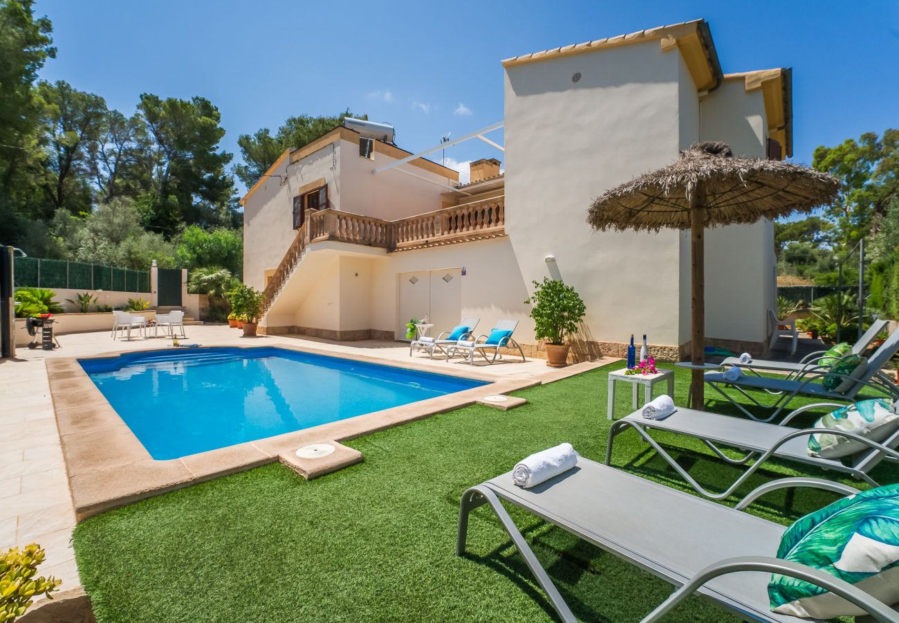 Ferienhaus in Alcudia - Haus in Alcudia Tacaritx mit Schwimmbad in Meeresnähe