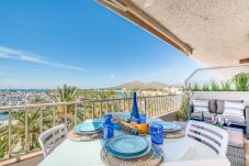 Apartamento en puerto de Alcudia con vistas panoramicas al mar 