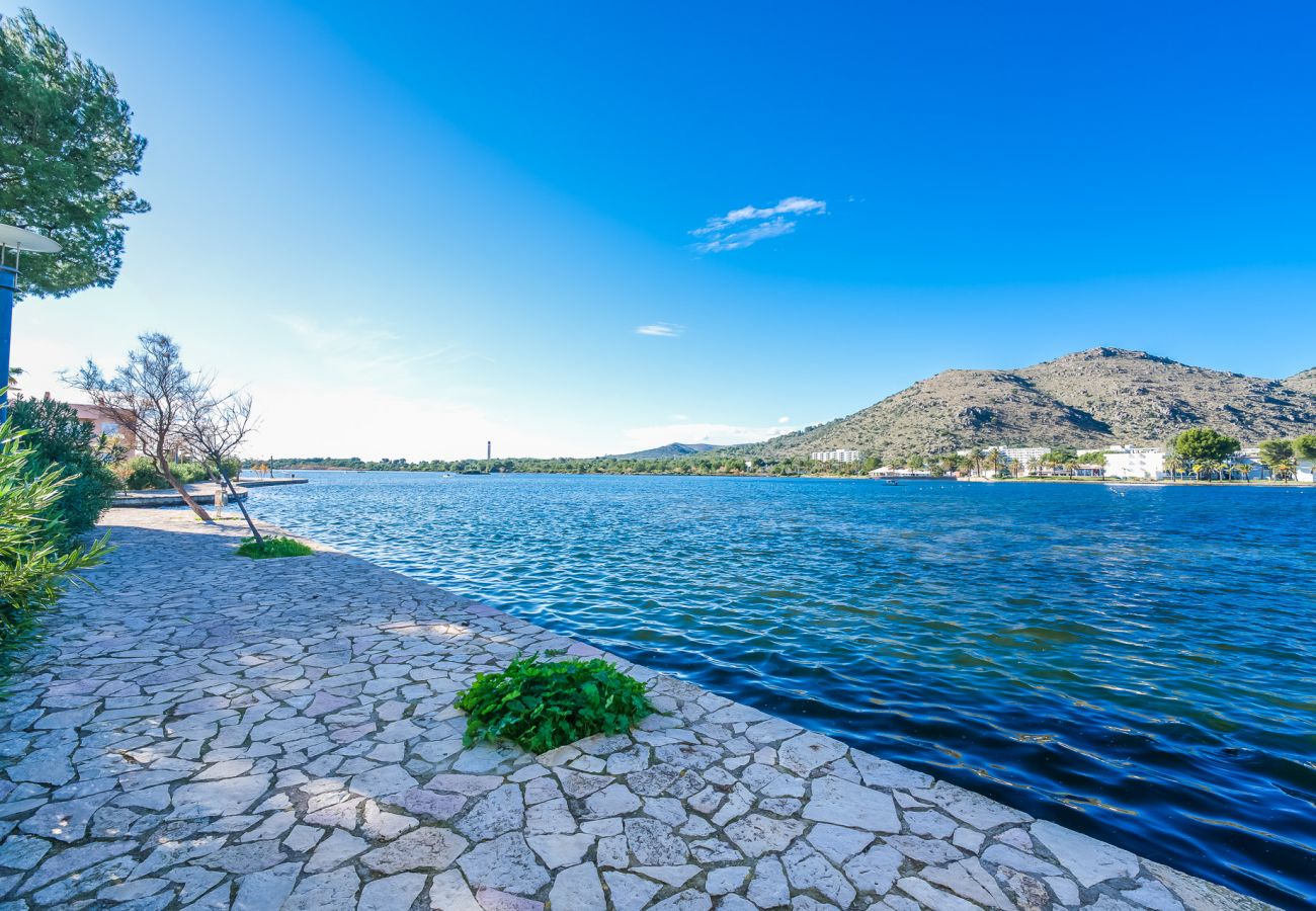 Casa en Alcúdia - Casa cerca de playa Nenufars vistas a la montaña 