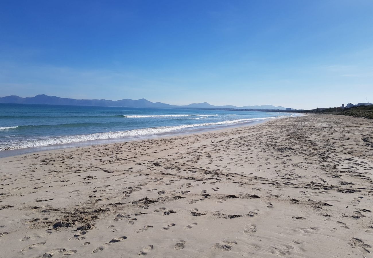 Casa en Alcúdia - Casa cerca de playa Nenufars vistas a la montaña 