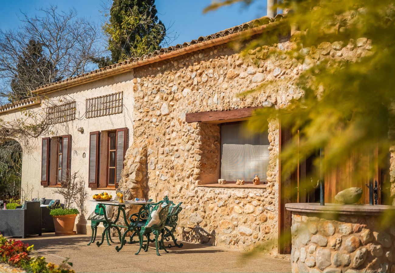 Finca en Buger - Finca rústica con piscina Cas Mut en Mallorca