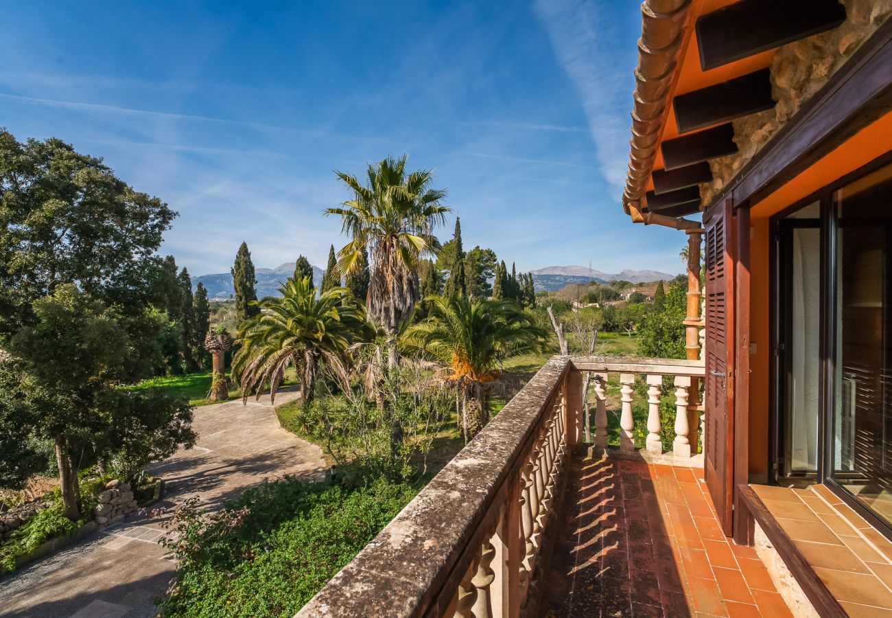 Finca en Buger - Finca rústica con piscina Cas Mut en Mallorca