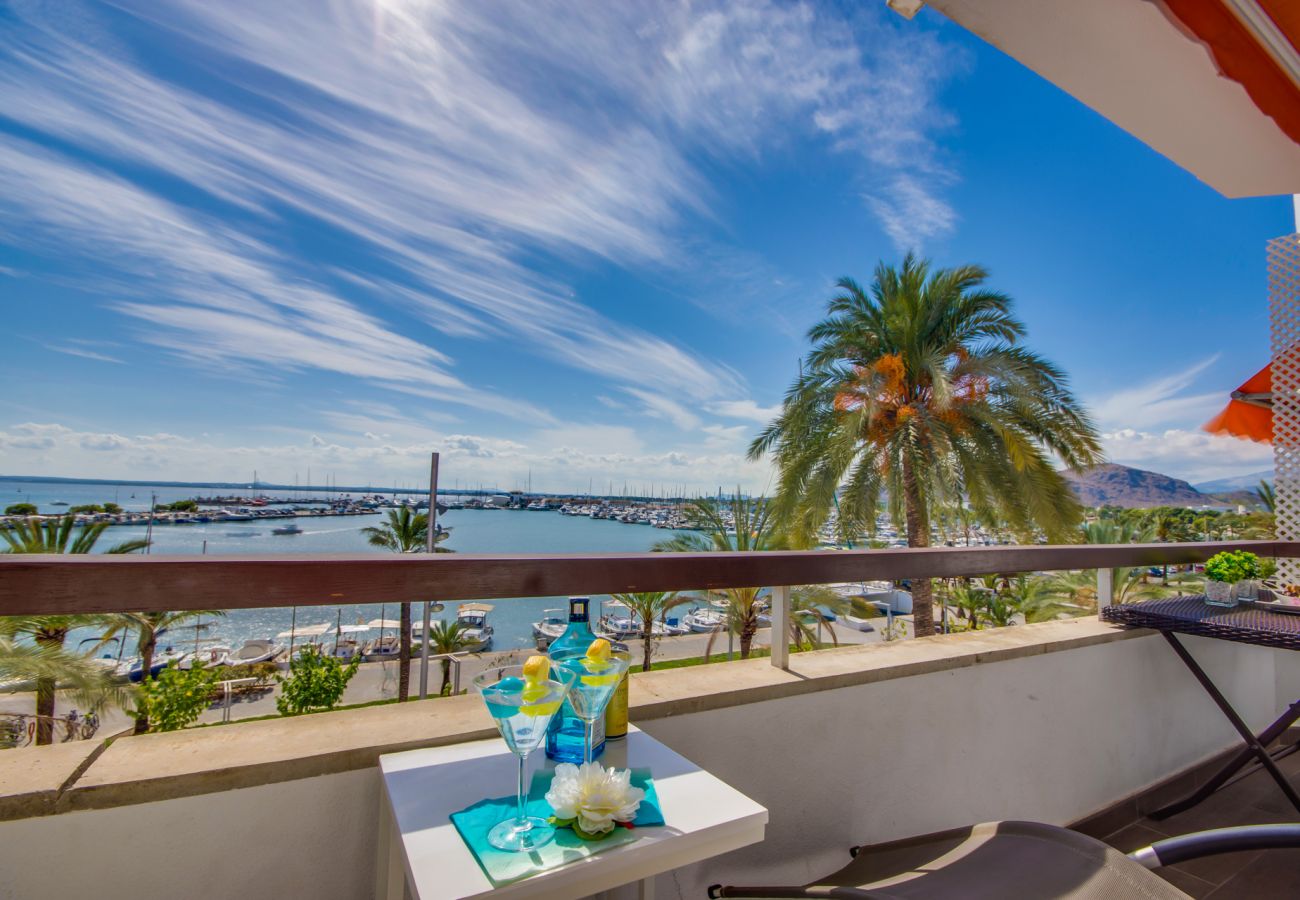 Appartement à Alcudia - Appartement Blue Palm Beach avec vue sur l'océan