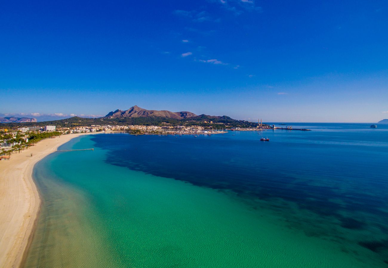 Appartement à Alcudia - Appartement Blue Palm Beach avec vue sur l'océan