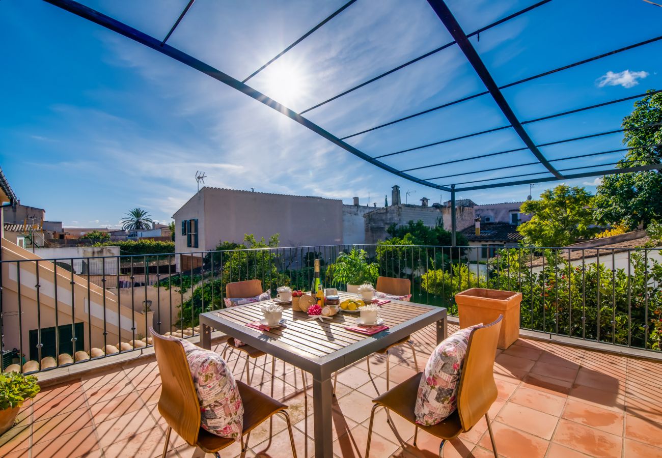 Vacances dans un appartement à Majorque. 