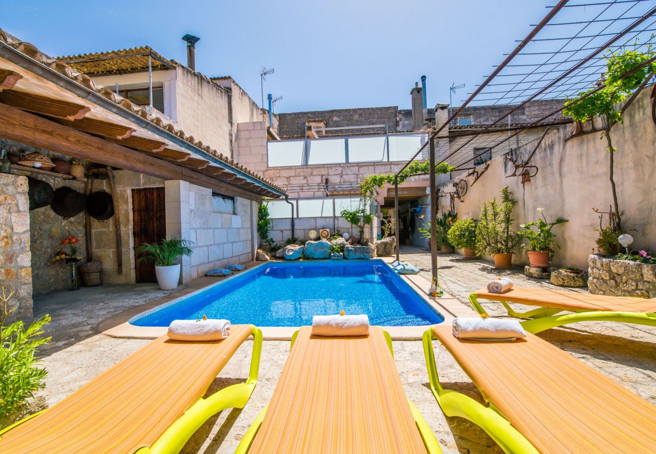 Maison à Sa Pobla - Maison rustique Cal Tio avec piscine à Majorque