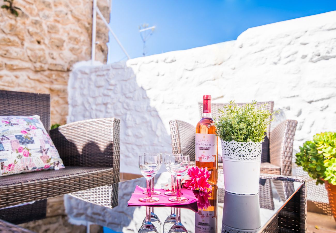 Maison majorquine avec terrasse à Alcudia