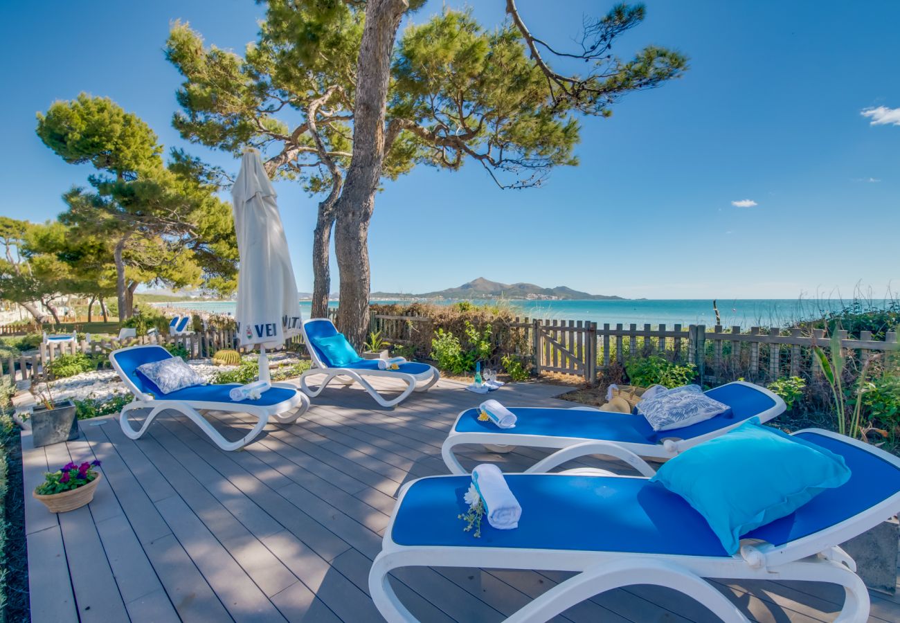 Maison avec vue sur la mer à Playa de Muro.