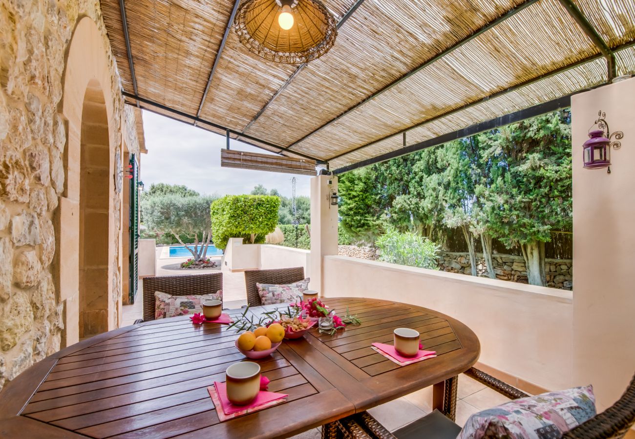 Maison à Alcudia - Maison de pierres Es Pujolet avec piscine à Alcudia