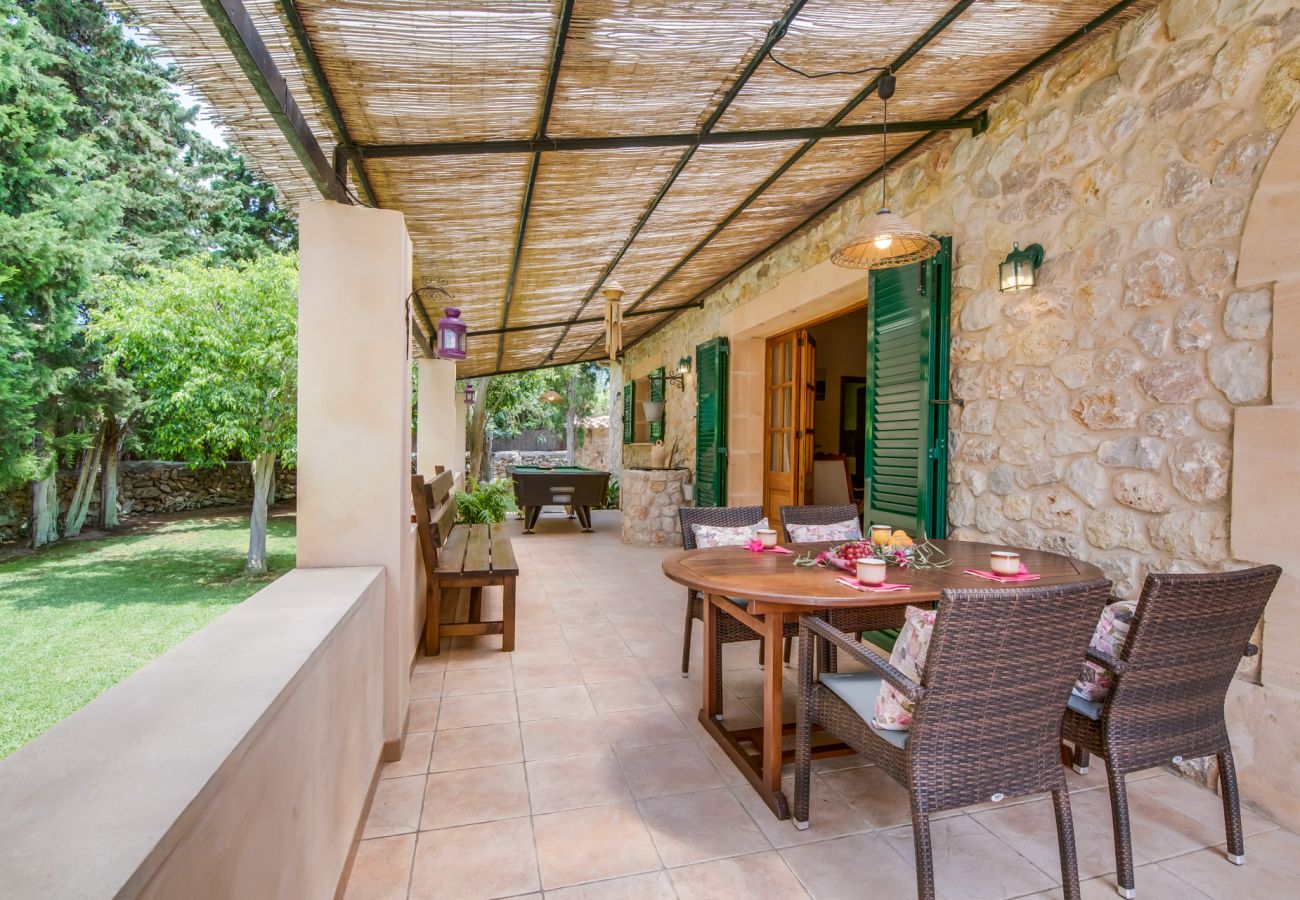 Maison à Alcudia - Maison de pierres Es Pujolet avec piscine à Alcudia