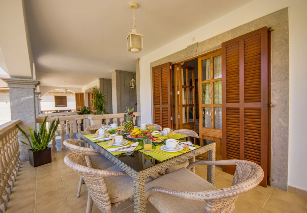 Maison à Alcudia - Casa Flor avec piscine près de la plage d'Alcudia à Majorque