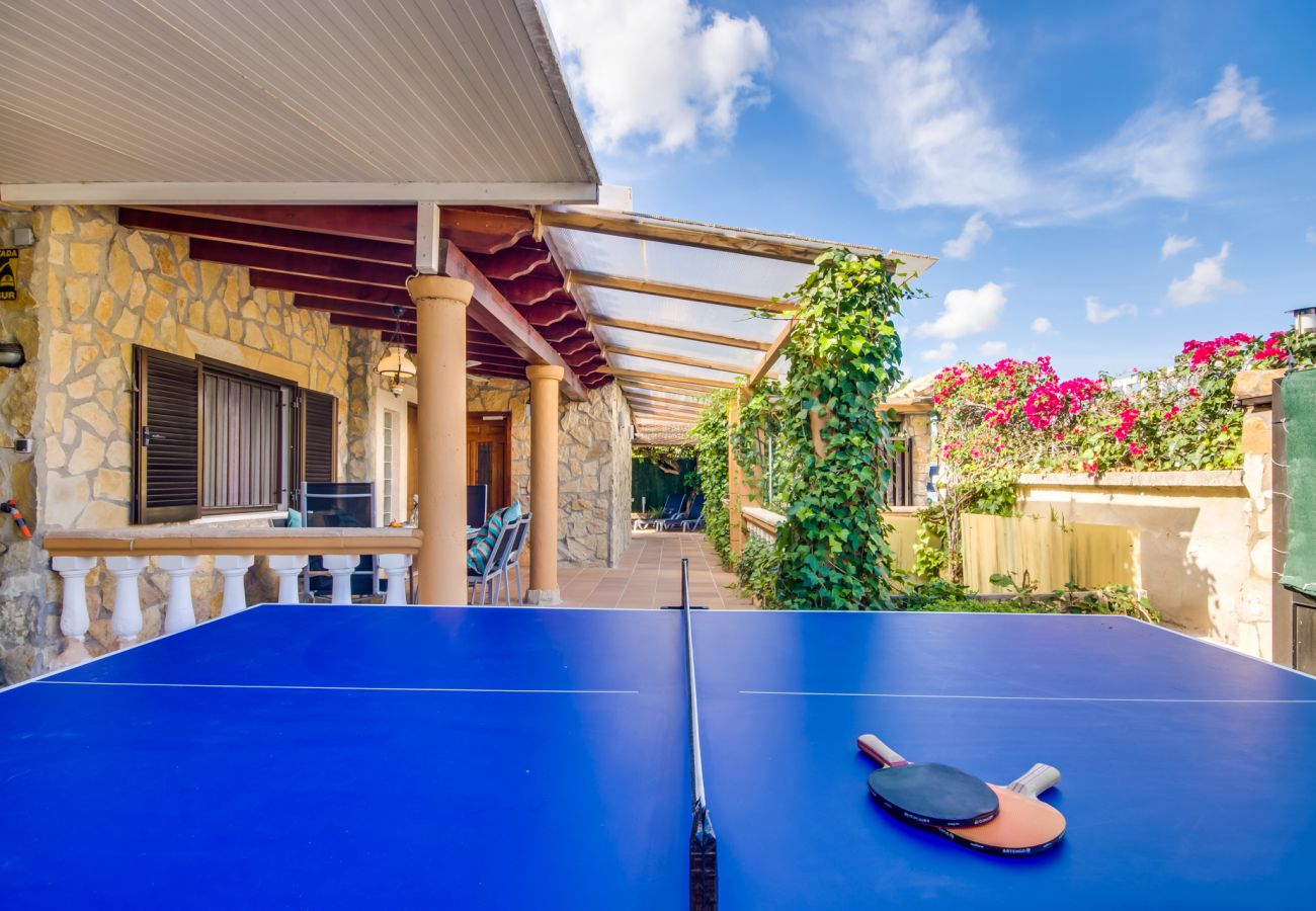 Vacances à Puerto de Alcudia dans une maison entièrement équipée. 