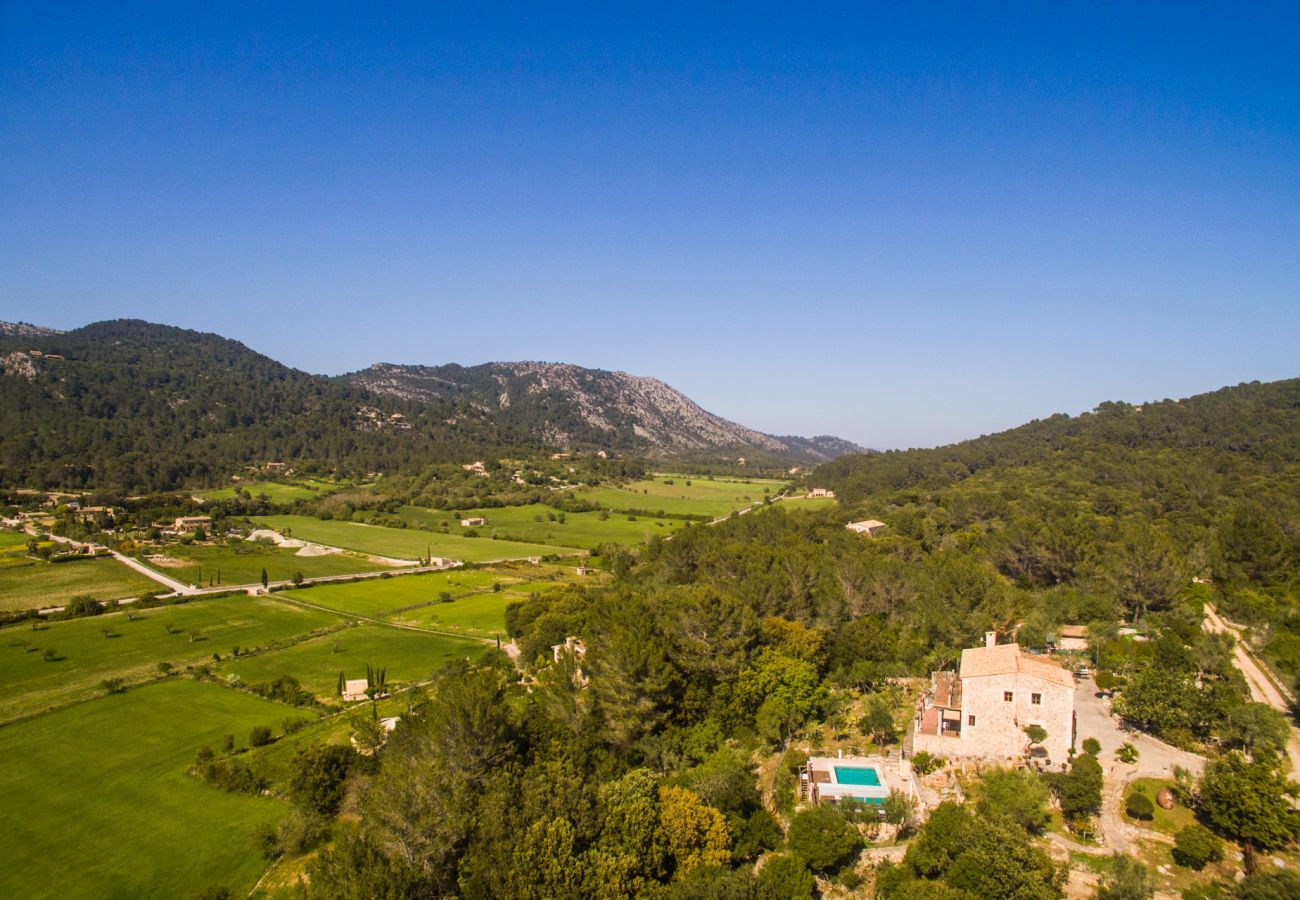 Domaine à Campanet - Maison en pierre au milieu de la nature à Caselles Petit