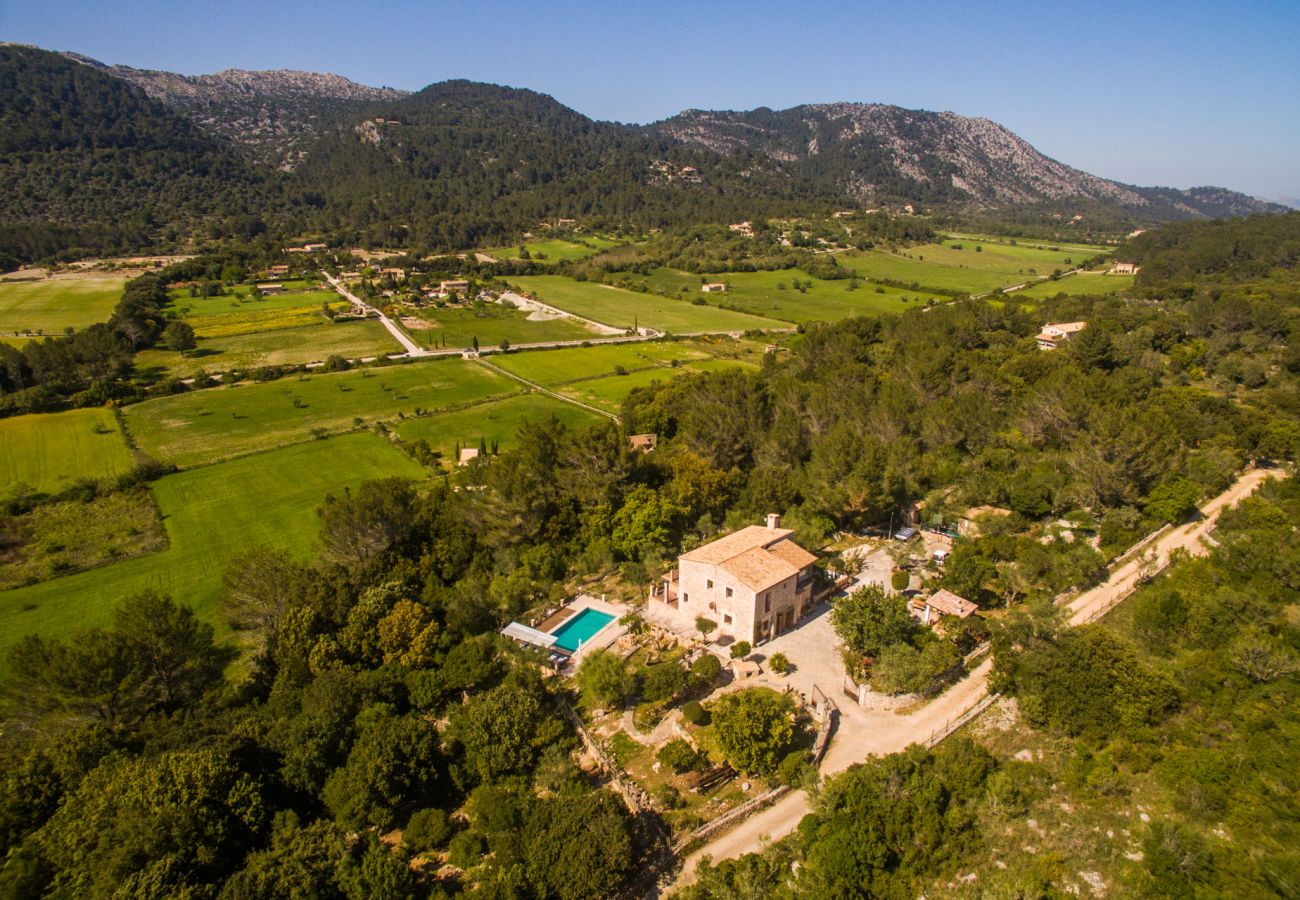 Domaine à Campanet - Maison en pierre au milieu de la nature à Caselles Petit