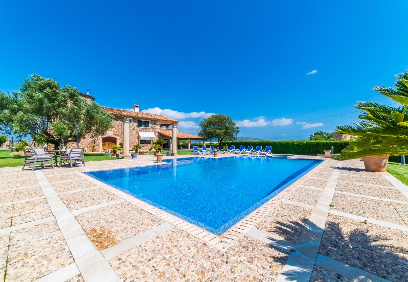 Maison à Sa Pobla - Finca rustique à Majorque Can Colis avec piscine