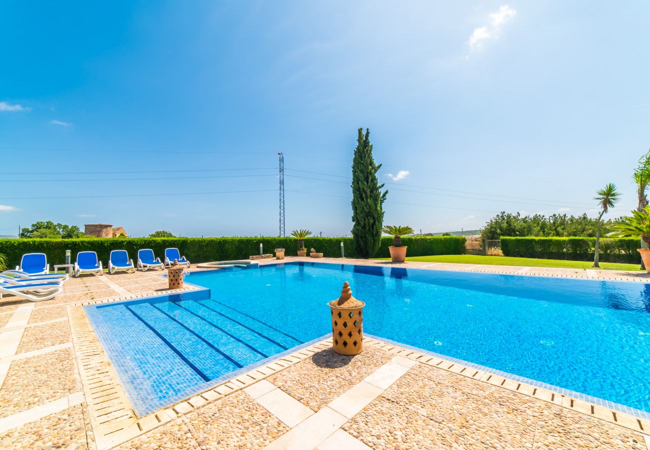 Maison à Sa Pobla - Finca rustique à Majorque Can Colis avec piscine