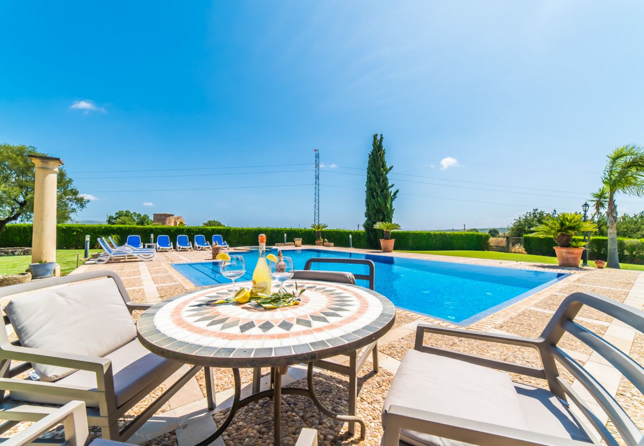 Maison à Sa Pobla - Finca rustique à Majorque Can Colis avec piscine