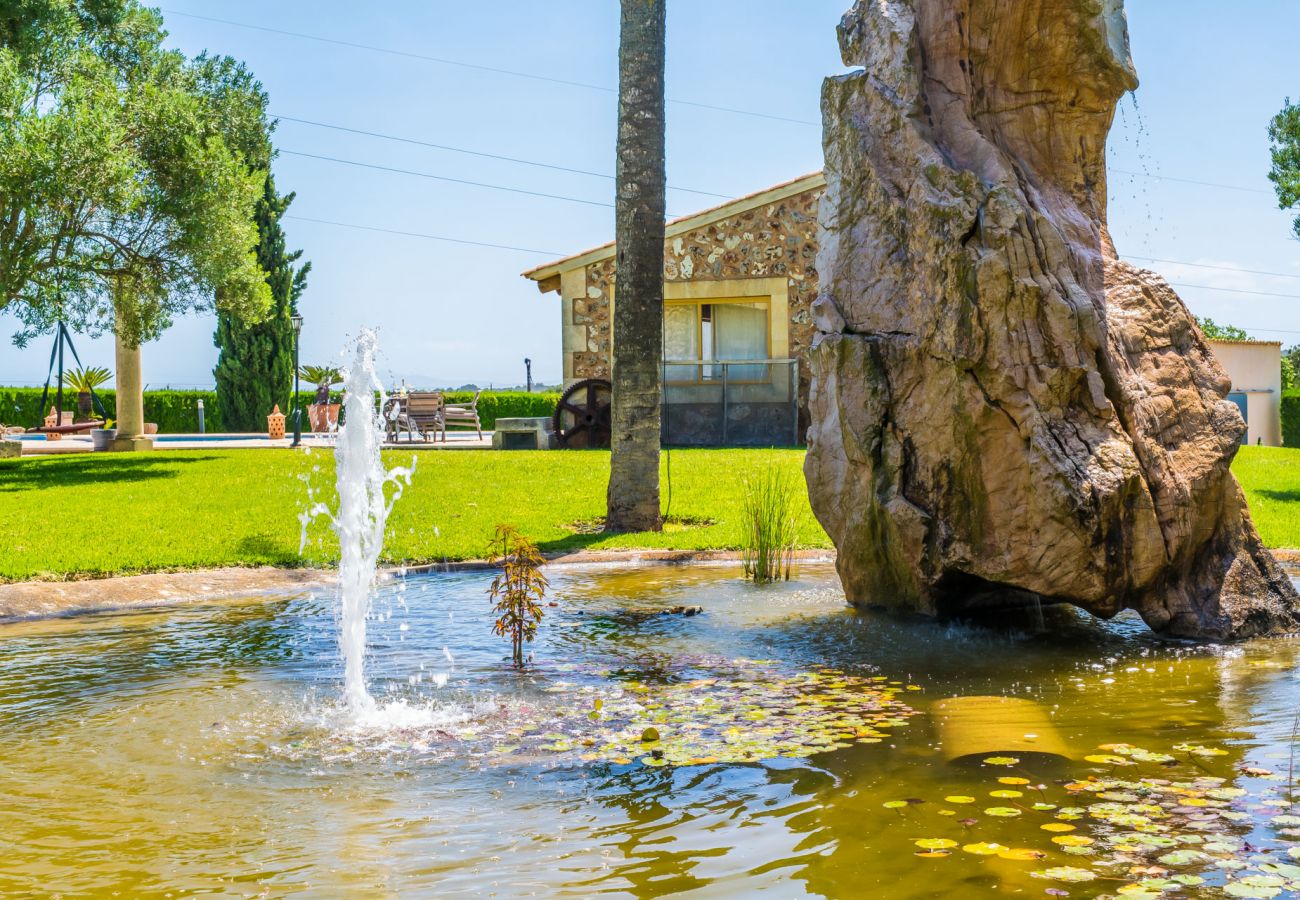 Maison à Sa Pobla - Finca rustique à Majorque Can Colis avec piscine