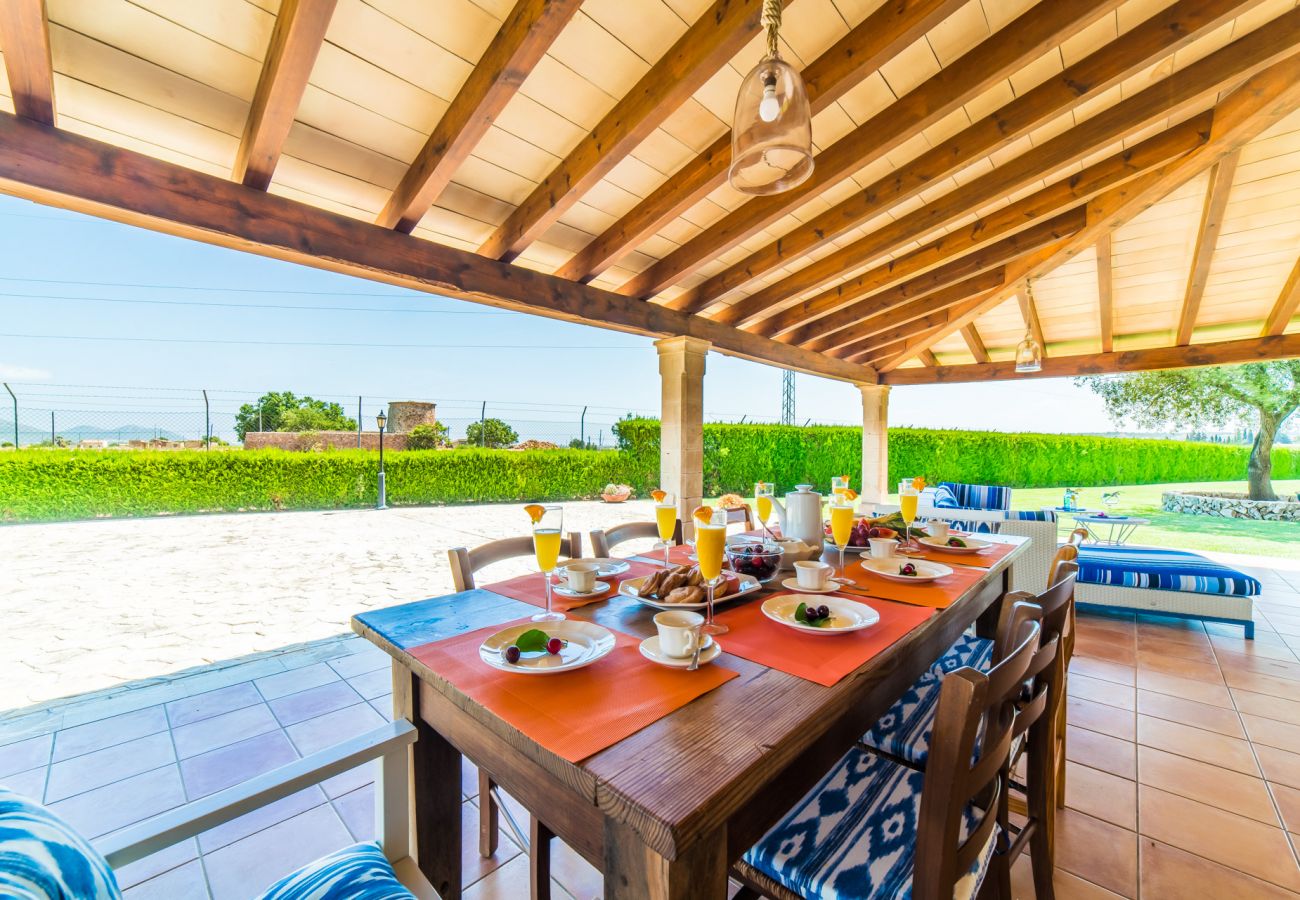 Maison à Sa Pobla - Finca rustique à Majorque Can Colis avec piscine