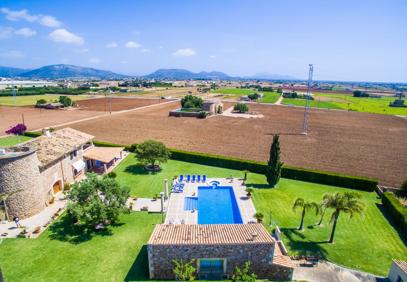 Maison à Sa Pobla - Finca rustique à Majorque Can Colis avec piscine