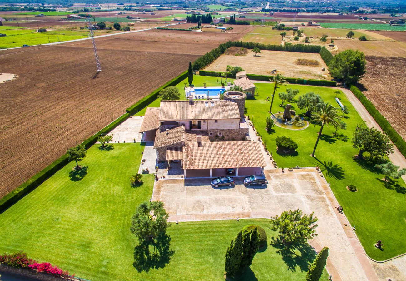 Maison à Sa Pobla - Finca rustique à Majorque Can Colis avec piscine