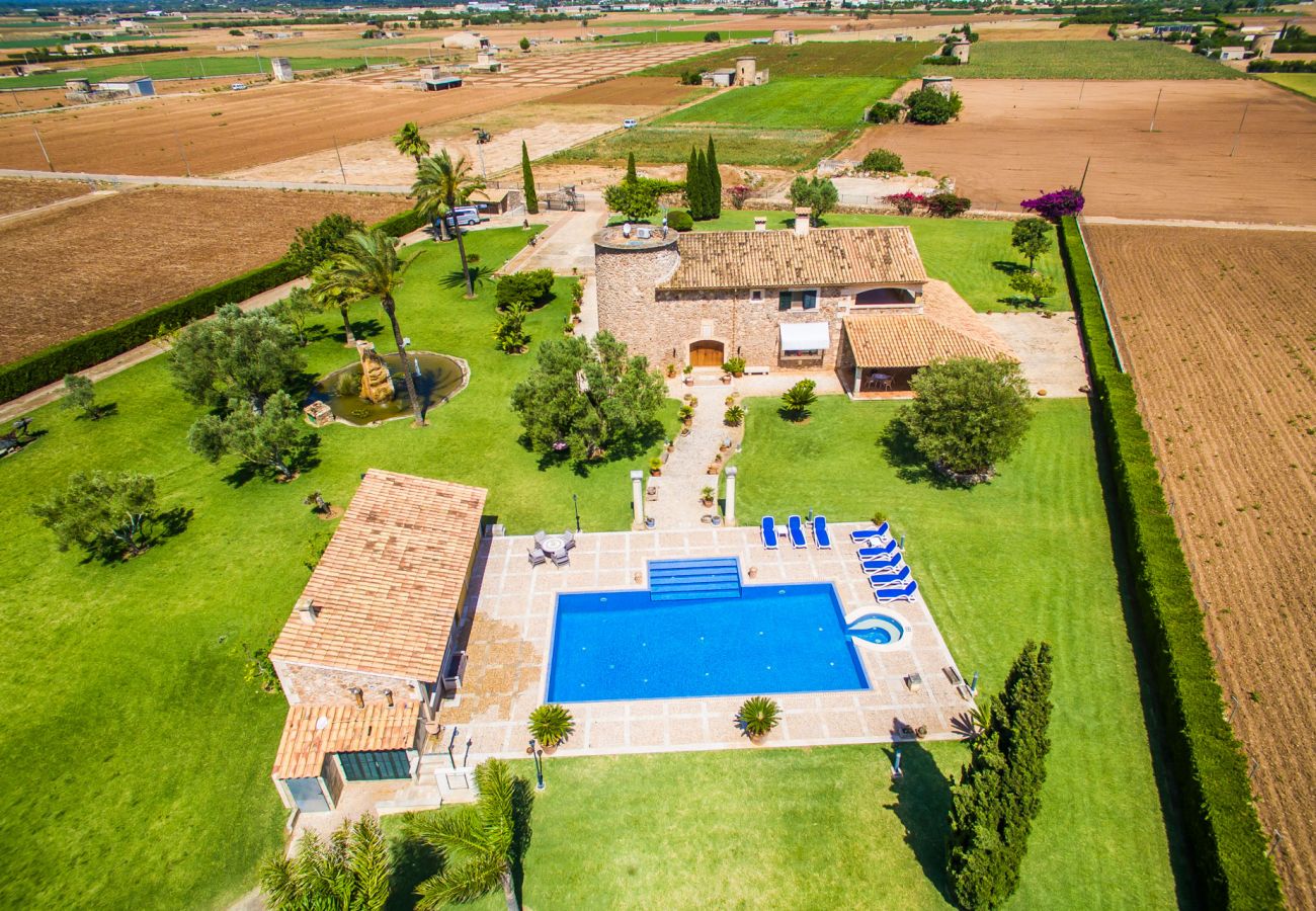 Maison à Sa Pobla - Finca rustique à Majorque Can Colis avec piscine