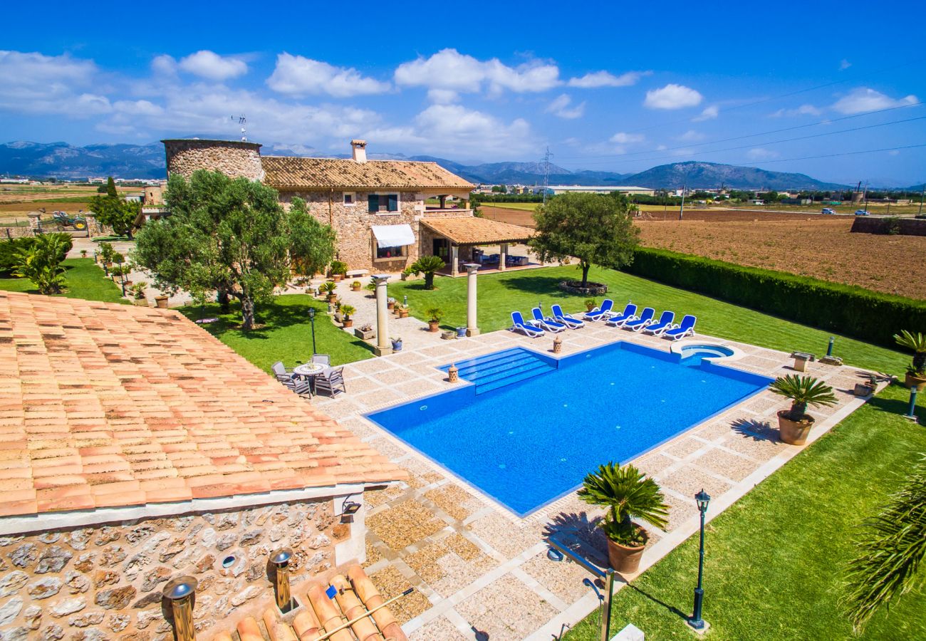 Maison à Sa Pobla - Finca rustique à Majorque Can Colis avec piscine