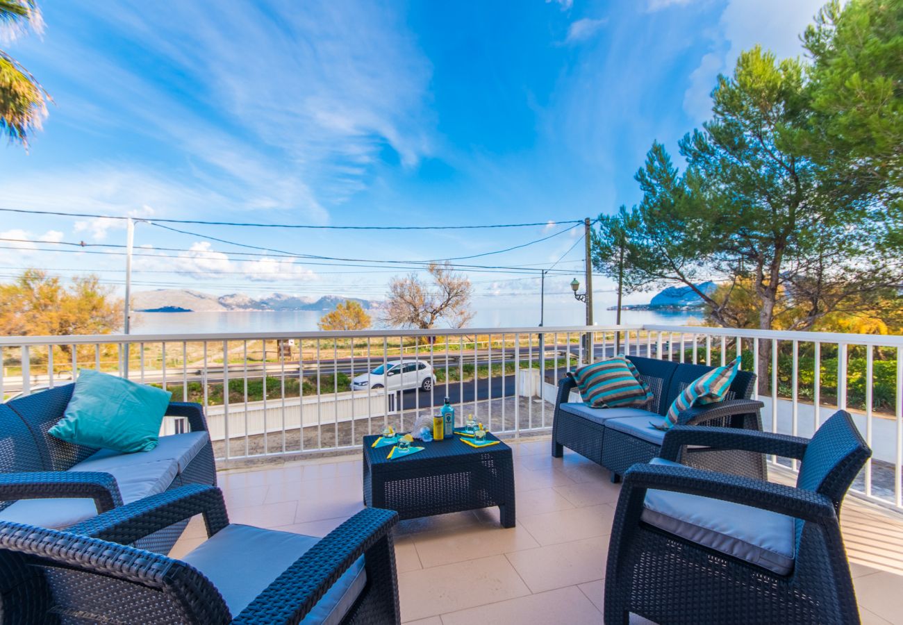 Location de vacances avec vue sur la mer à Alcudia. 