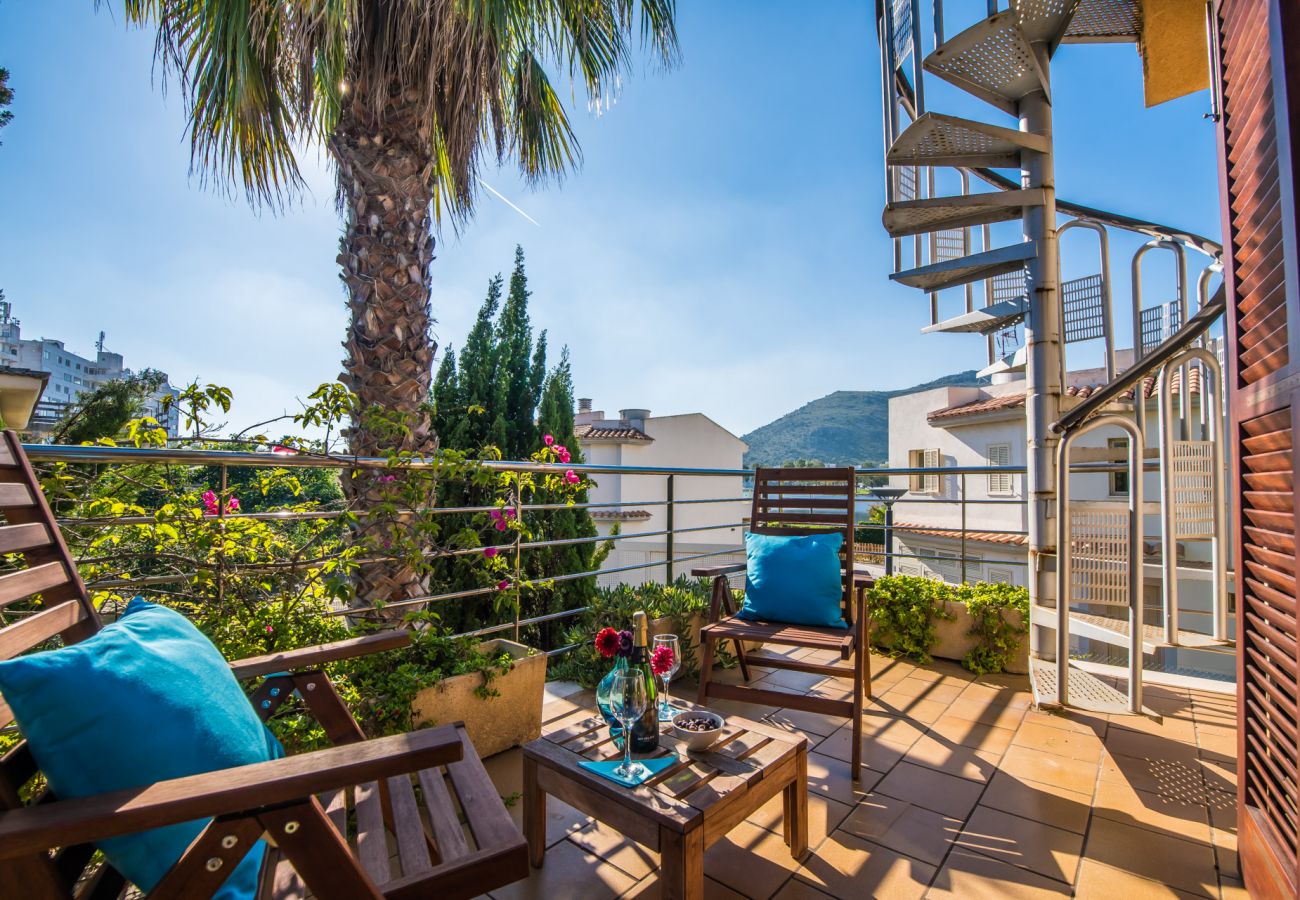 Maison de vacances avec vue sur la montagne près de la plage d'Alcudia