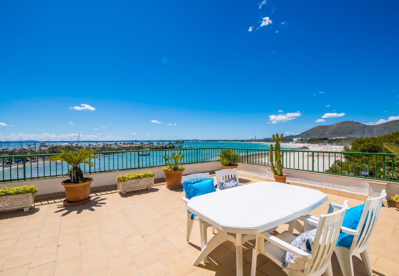 Appartement de vacances avec vue sur la mer à Alcudia