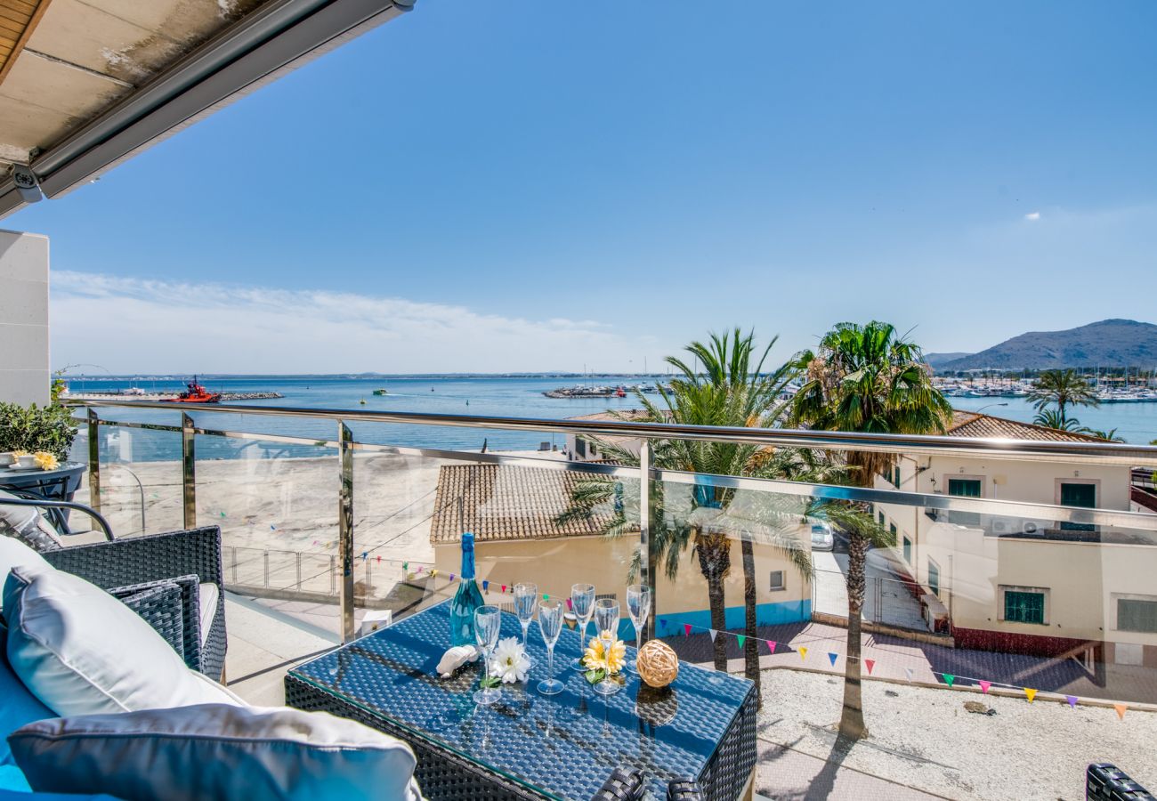 Appartement à Puerto de Alcudia - Appartement Alcudia Portobello avec vue sur la mer