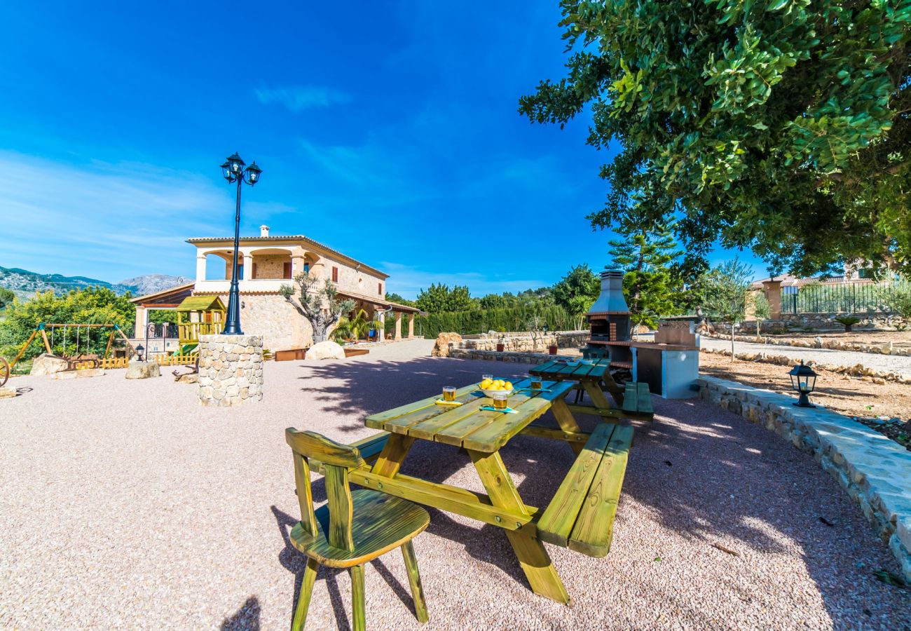 Domaine à Selva - Finca Puig den Guardiola avec vue sur la montagne