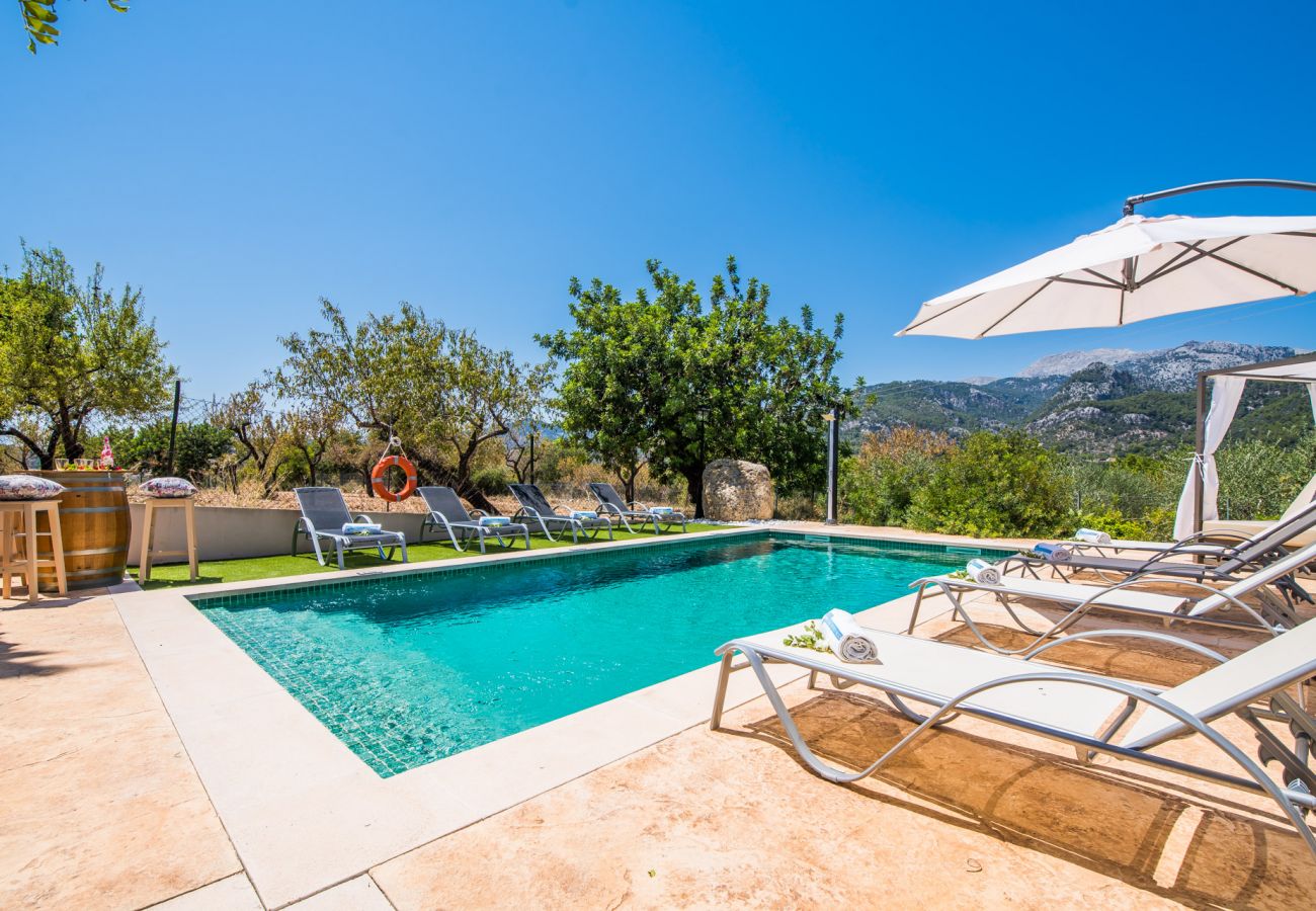 Domaine à Selva - Finca Puig den Guardiola avec vue sur la montagne