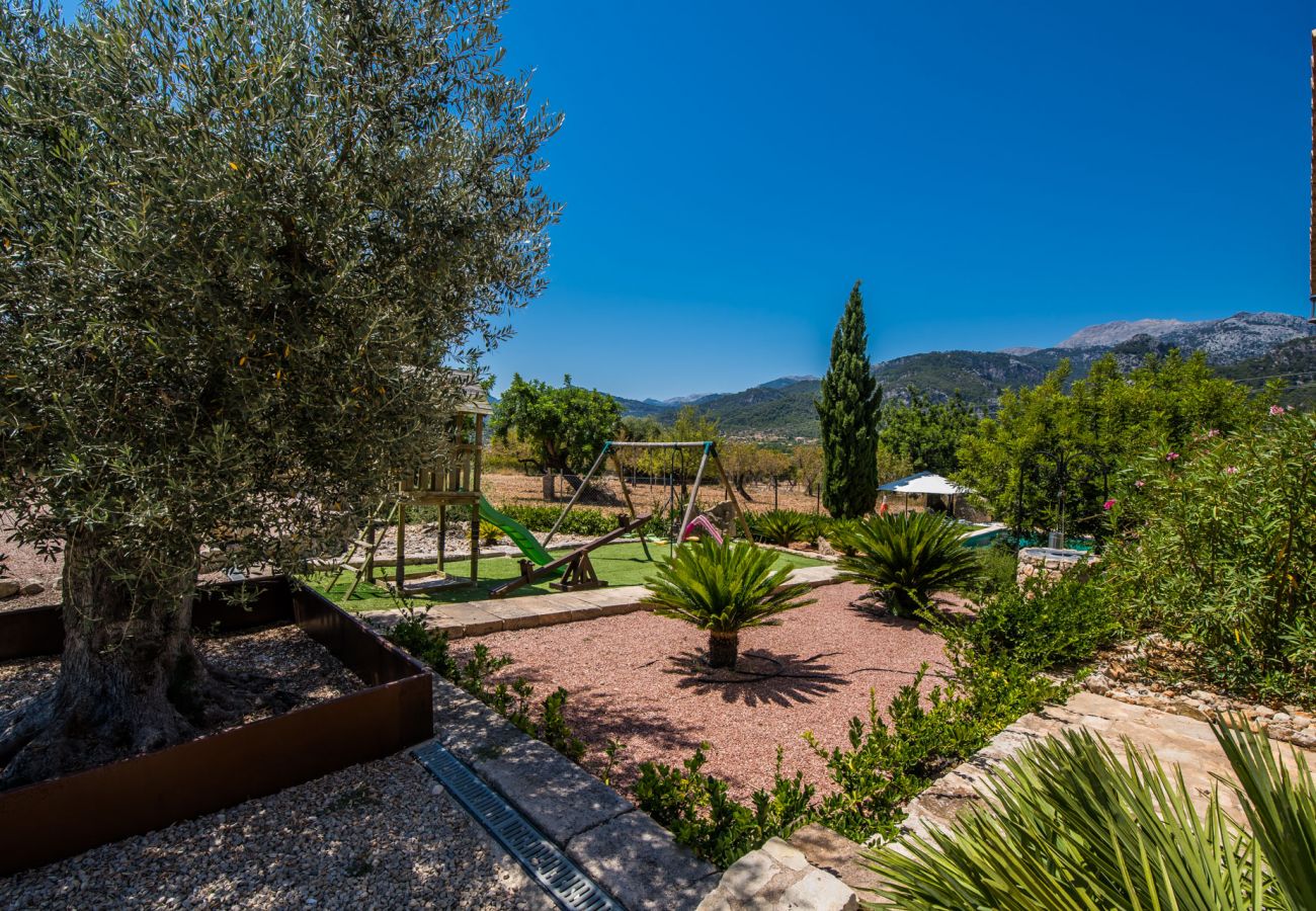 Domaine à Selva - Finca Puig den Guardiola avec vue sur la montagne