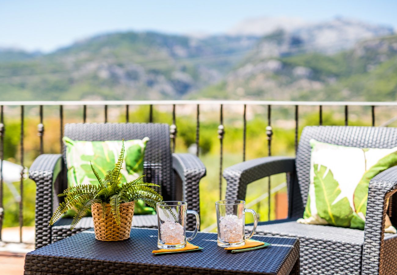 Domaine à Selva - Finca Puig den Guardiola avec vue sur la montagne