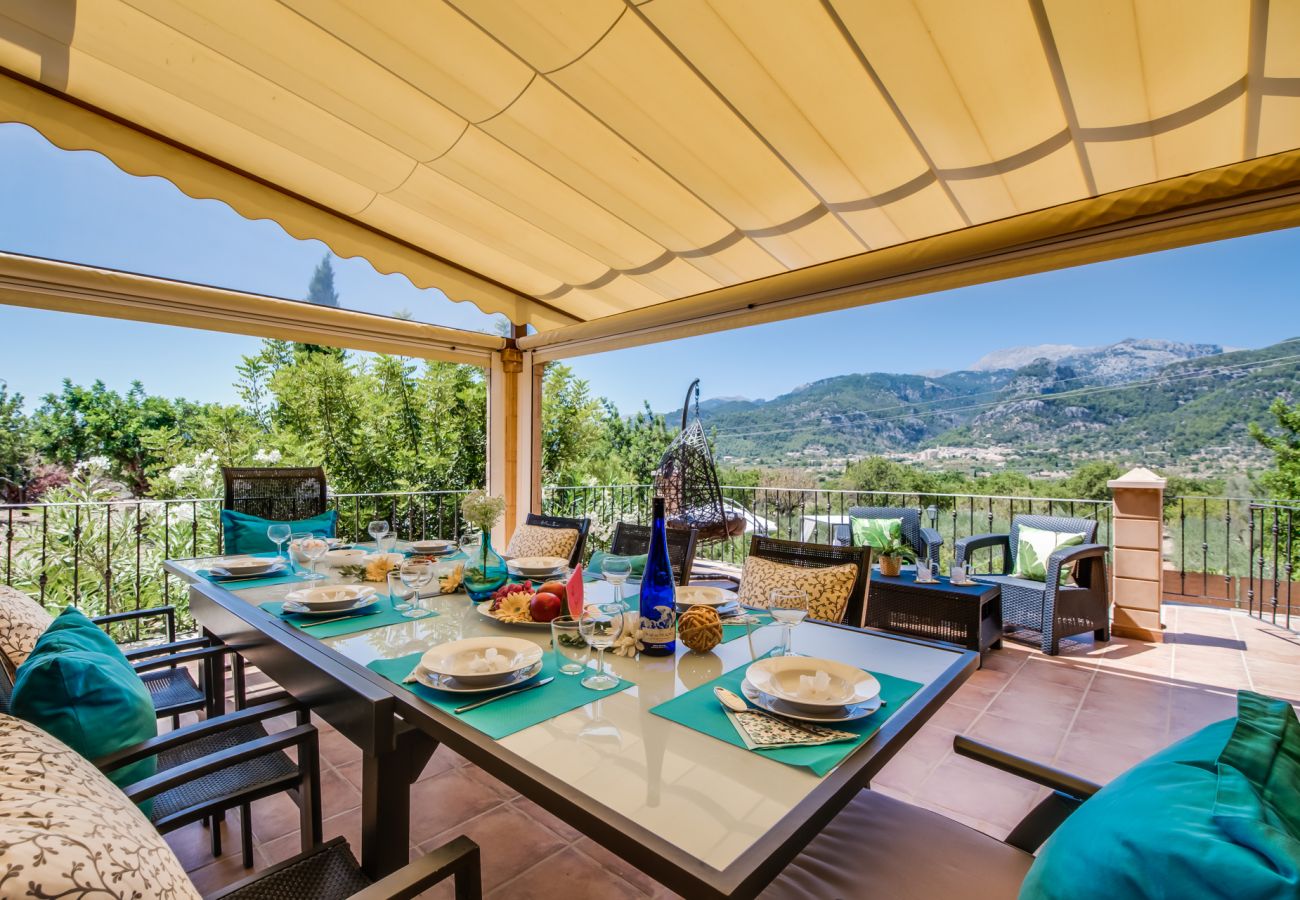 Domaine à Selva - Finca Puig den Guardiola avec vue sur la montagne