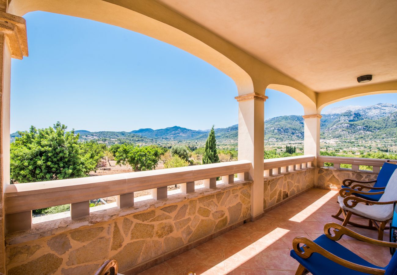 Domaine à Selva - Finca Puig den Guardiola avec vue sur la montagne