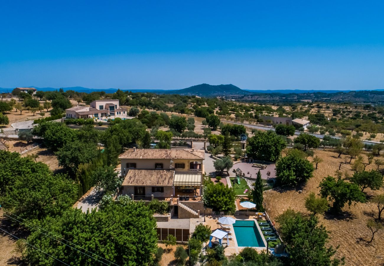 Domaine à Selva - Finca Puig den Guardiola avec vue sur la montagne