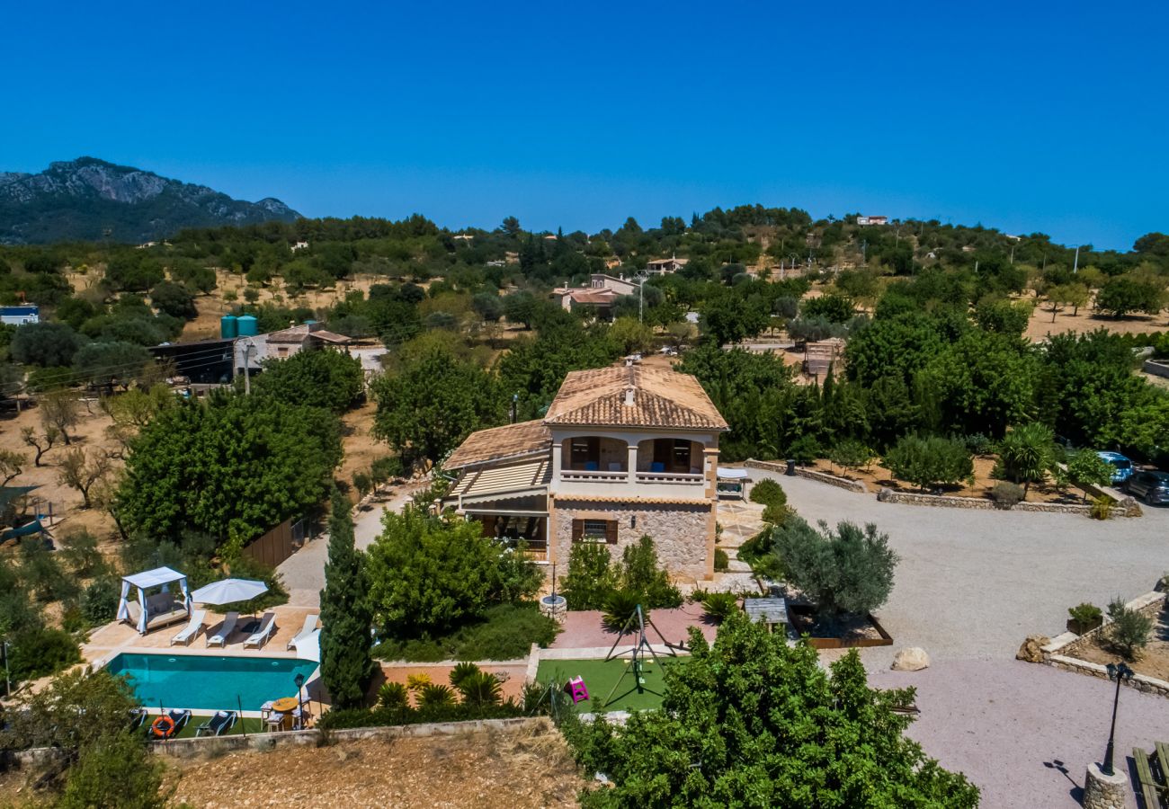 Domaine à Selva - Finca Puig den Guardiola avec vue sur la montagne