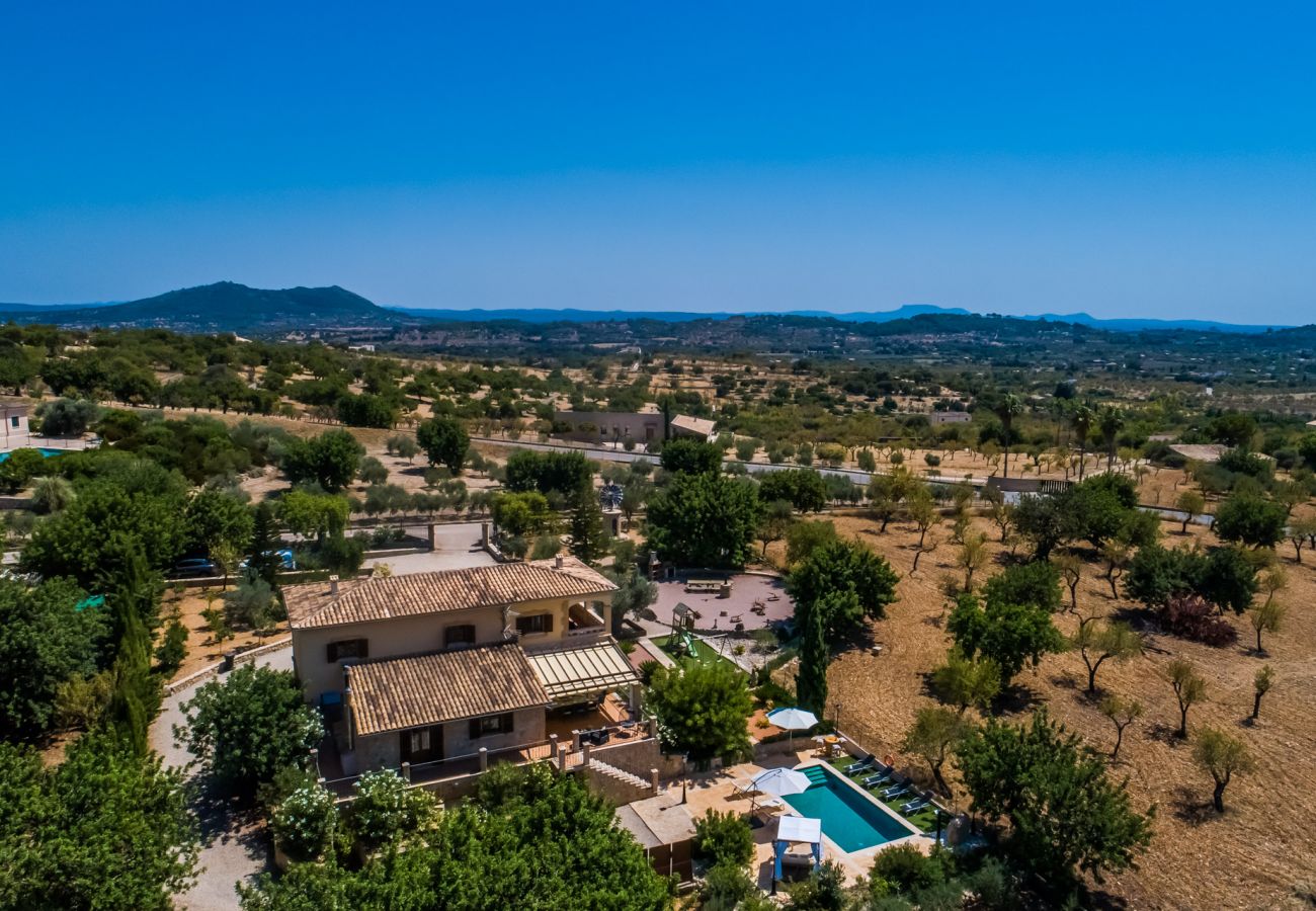 Domaine à Selva - Finca Puig den Guardiola avec vue sur la montagne