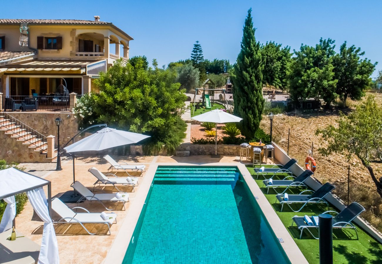 Domaine à Selva - Finca Puig den Guardiola avec vue sur la montagne