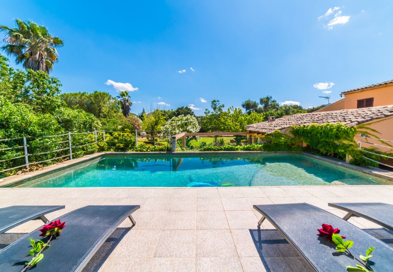 Domaine à Pollensa - Maison de campagne à Pollensa Can Roig avec piscine.