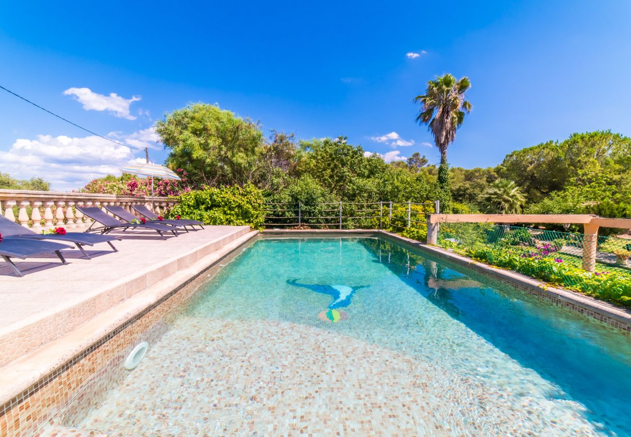 Domaine à Pollensa - Maison de campagne à Pollensa Can Roig avec piscine.