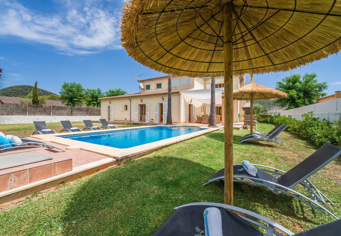 Maison à Crestatx - Villa avec barbecue Romana et piscine privée à Majorque.