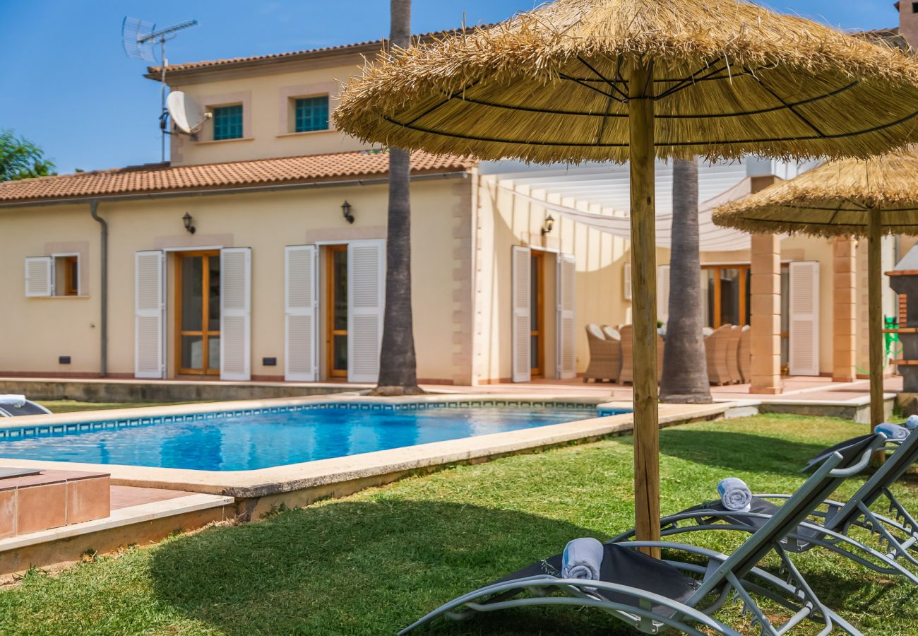 Maison à Crestatx - Villa avec barbecue Romana et piscine privée à Majorque.